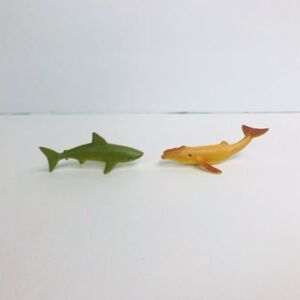shark and whale figures generic ocean animal‎ toy lot of 22